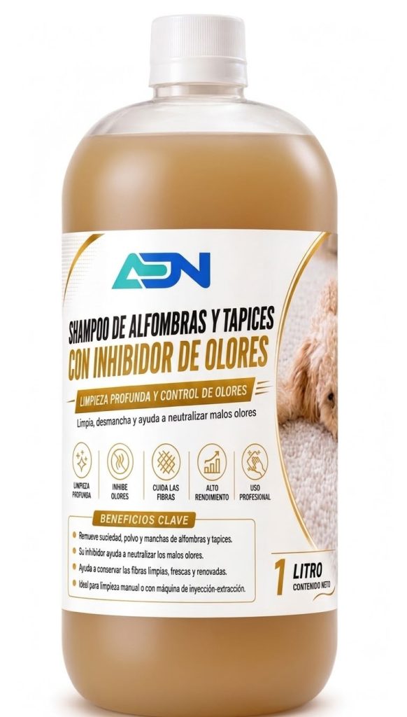 SHAMPOO DE ALFOMBRAS C/INHIBIDOR DE OLORES ADN 1 LT