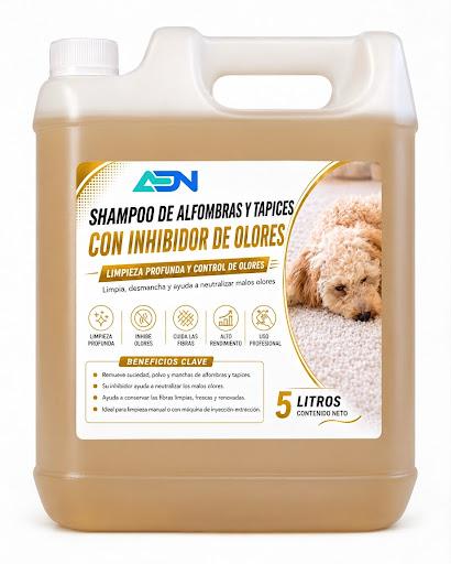 SHAMPOO DE ALFOMBRAS C/INHIBIDOR DE OLORES ADN 5 LT