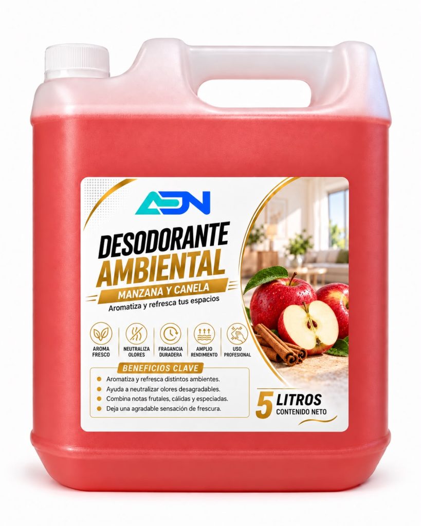DESODORANTE AMBIENTAL MANZANA CANELA ADN 5 LT
