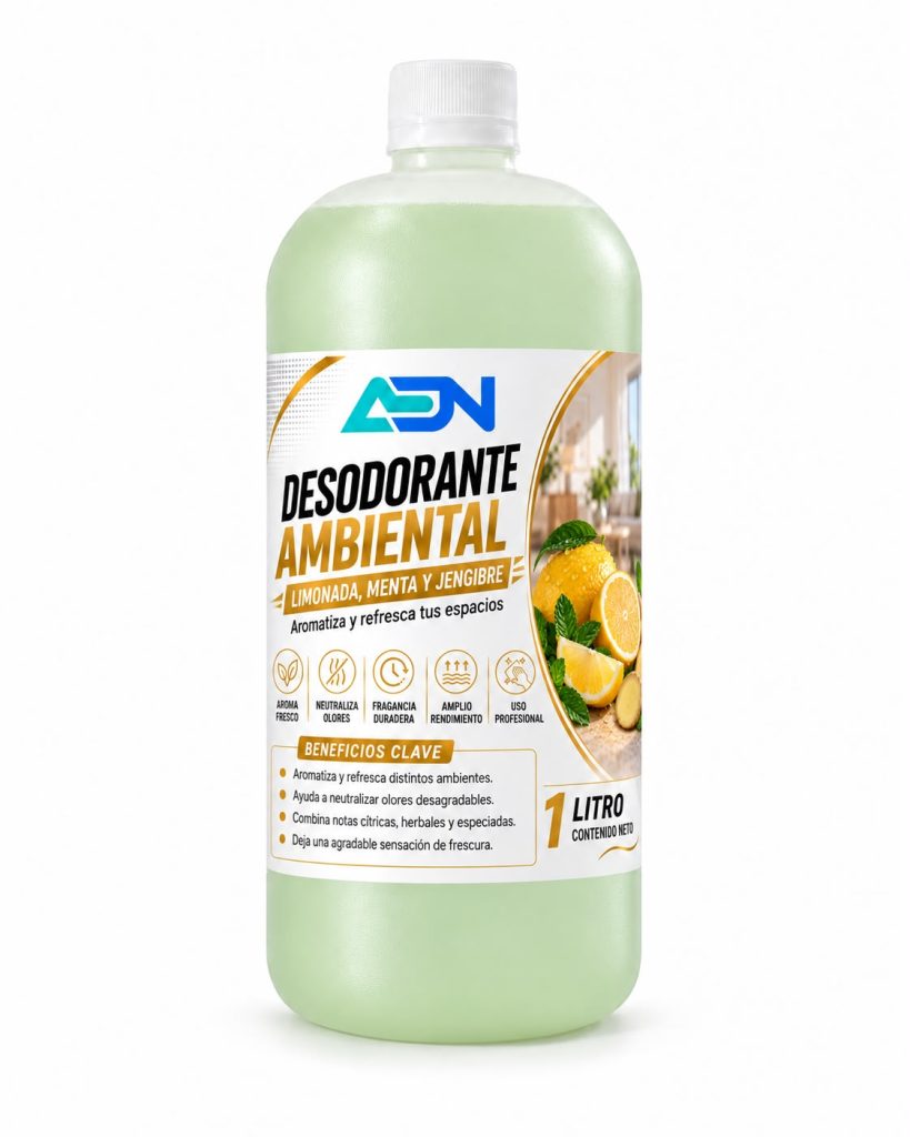 DESODORANTE AMBIENTAL LIMONADA MENTA JENGIBRE ADN 1 LT