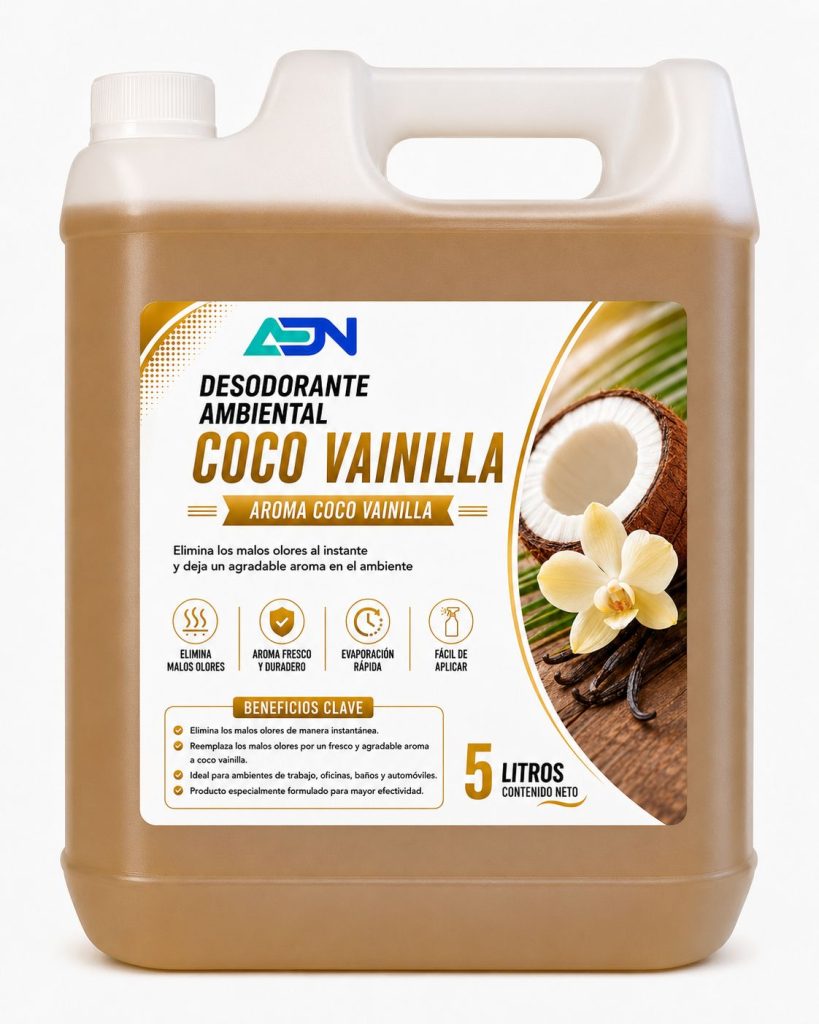 DESODORANTE AMBIENTAL COCO VAINILLA ADN 5 LT