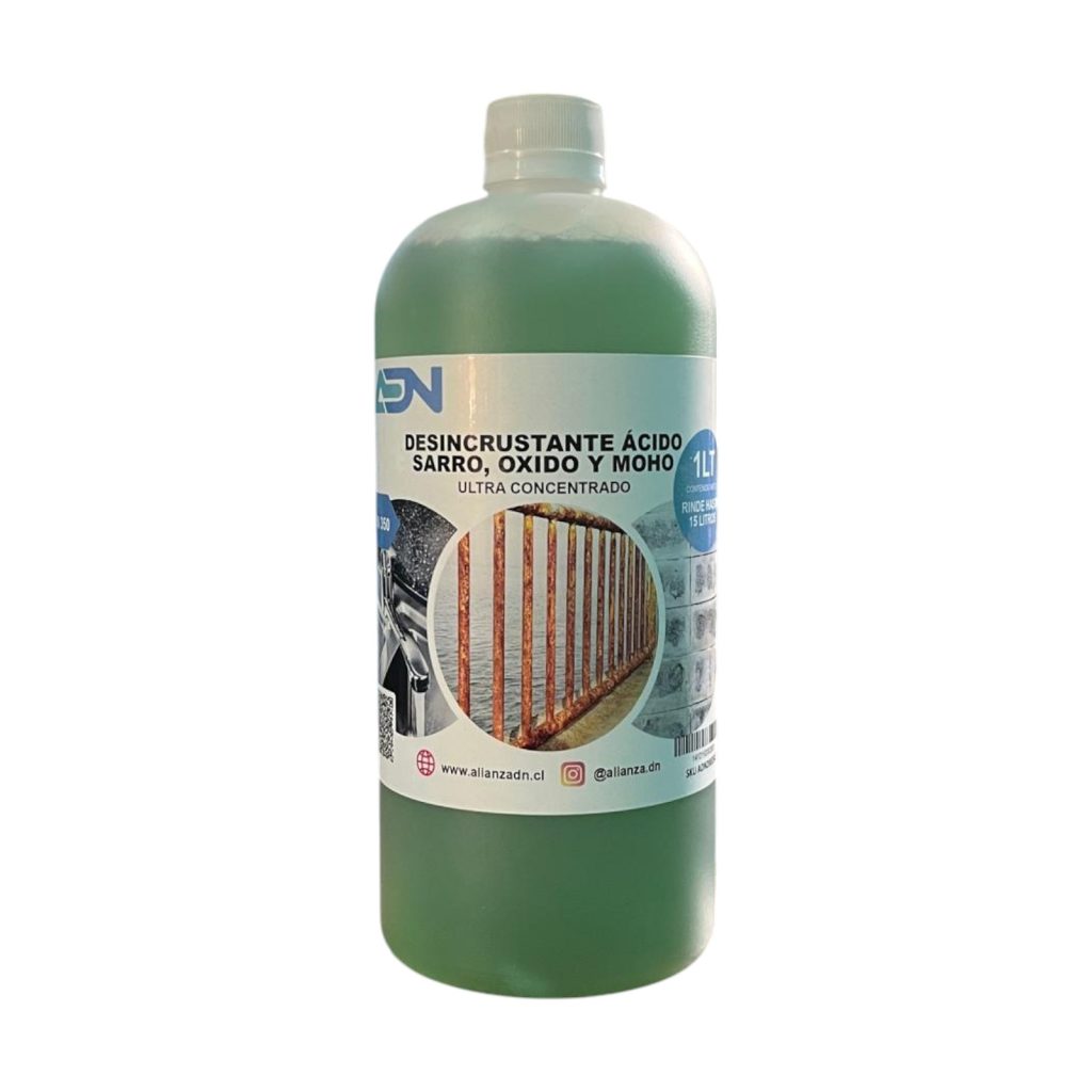 DESINCRUSTANTE ACIDO SARRO OXIDO Y MOHO ADN 1L