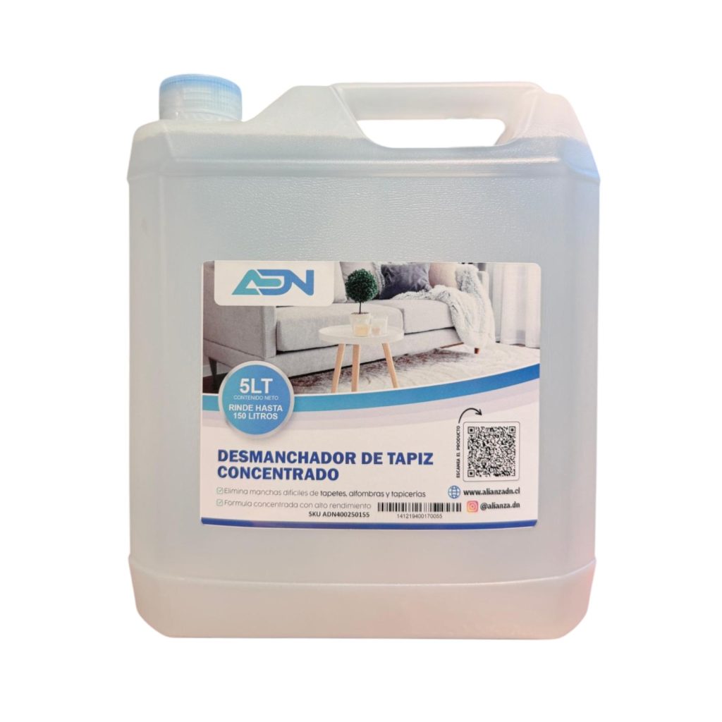 DESMANCHADOR TAPIZ CONCENTRADO ADN 5 LT