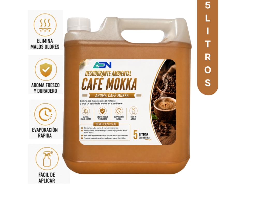 DESODORANTE AMBIENTAL CAFE MOKKA ADN 5 LT