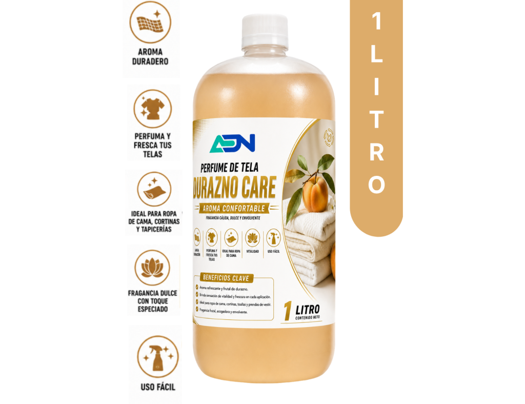 PERFUME DE TELAS DURAZNO CARE ADN 1 LT