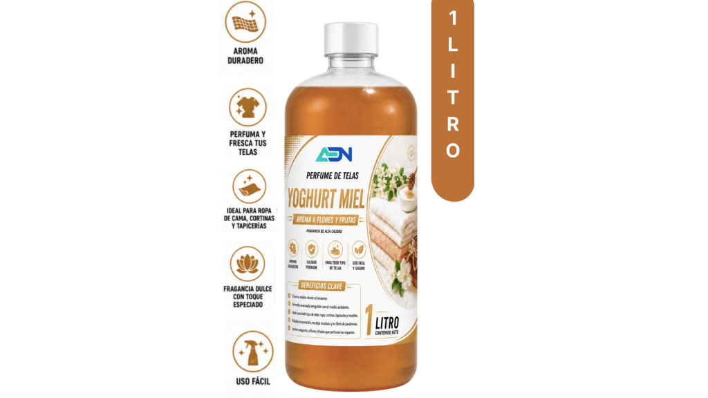 PERFUME DE TELAS YOGHURT MIEL ADN 1 LT