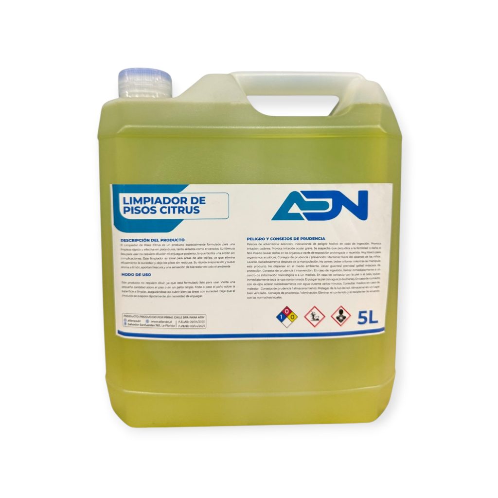 LIMPIA PISOS CITRUS ADN 5 LT