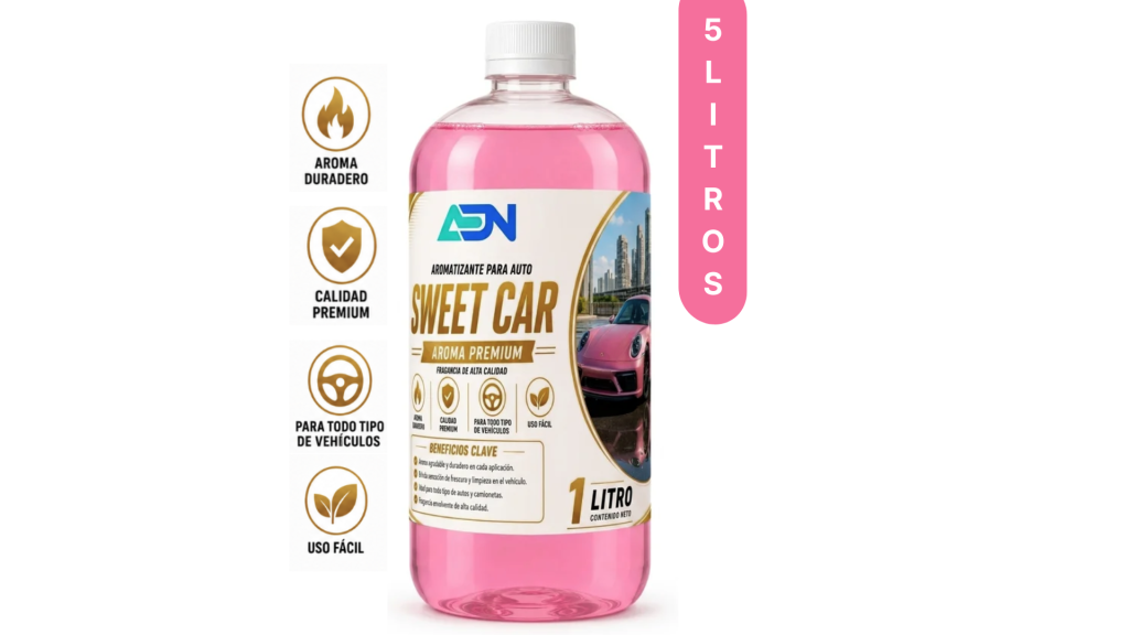 AROMATIZANTE PARA AUTOS SWEET CAR INTENSE ADN 1 LT