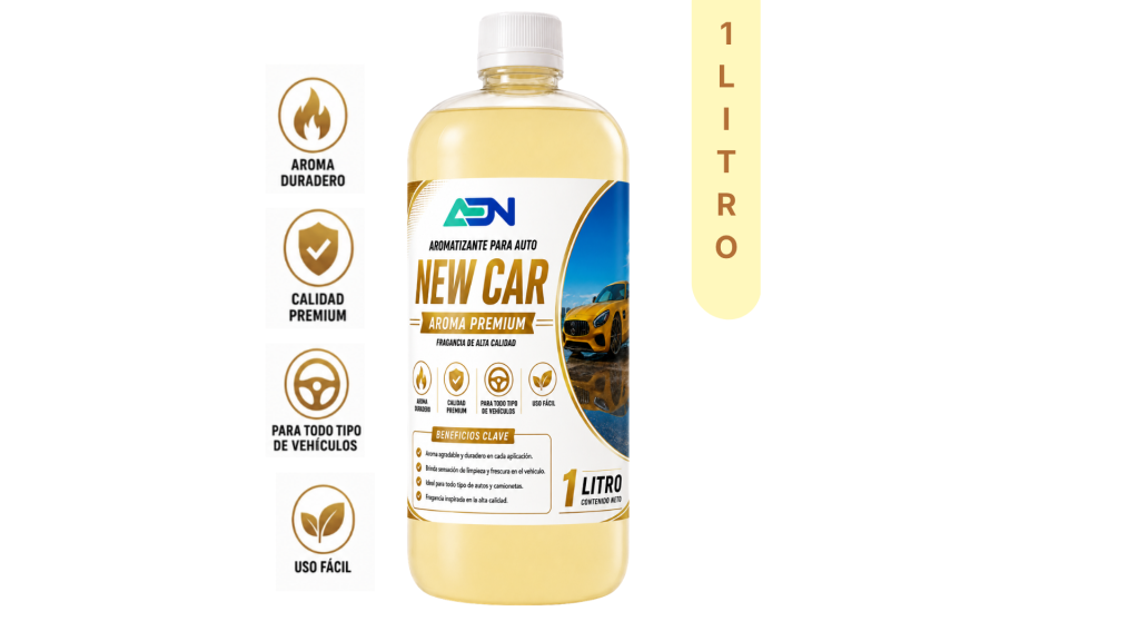 AROMATIZANTE PARA AUTOS NEW CAR INTENSE 1 LT