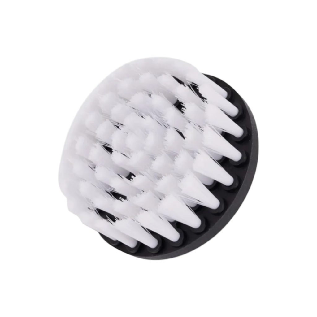Cepillo De Para Taladro Cerda Suave Blanca 4 Pulgadas